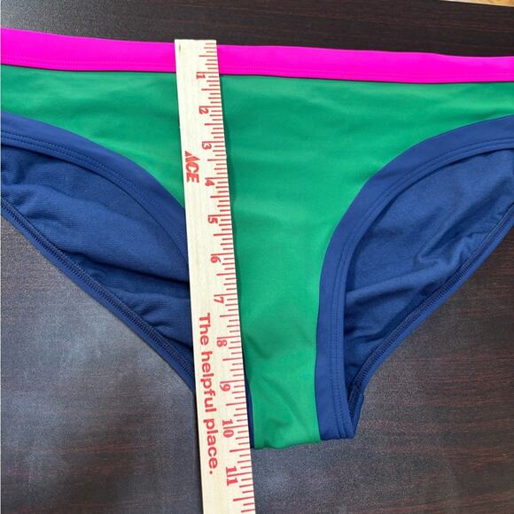 Boden Women’s Santorini Bikini Bottom Colorblock Swim bottom Size 14 - Picture 3 of 7